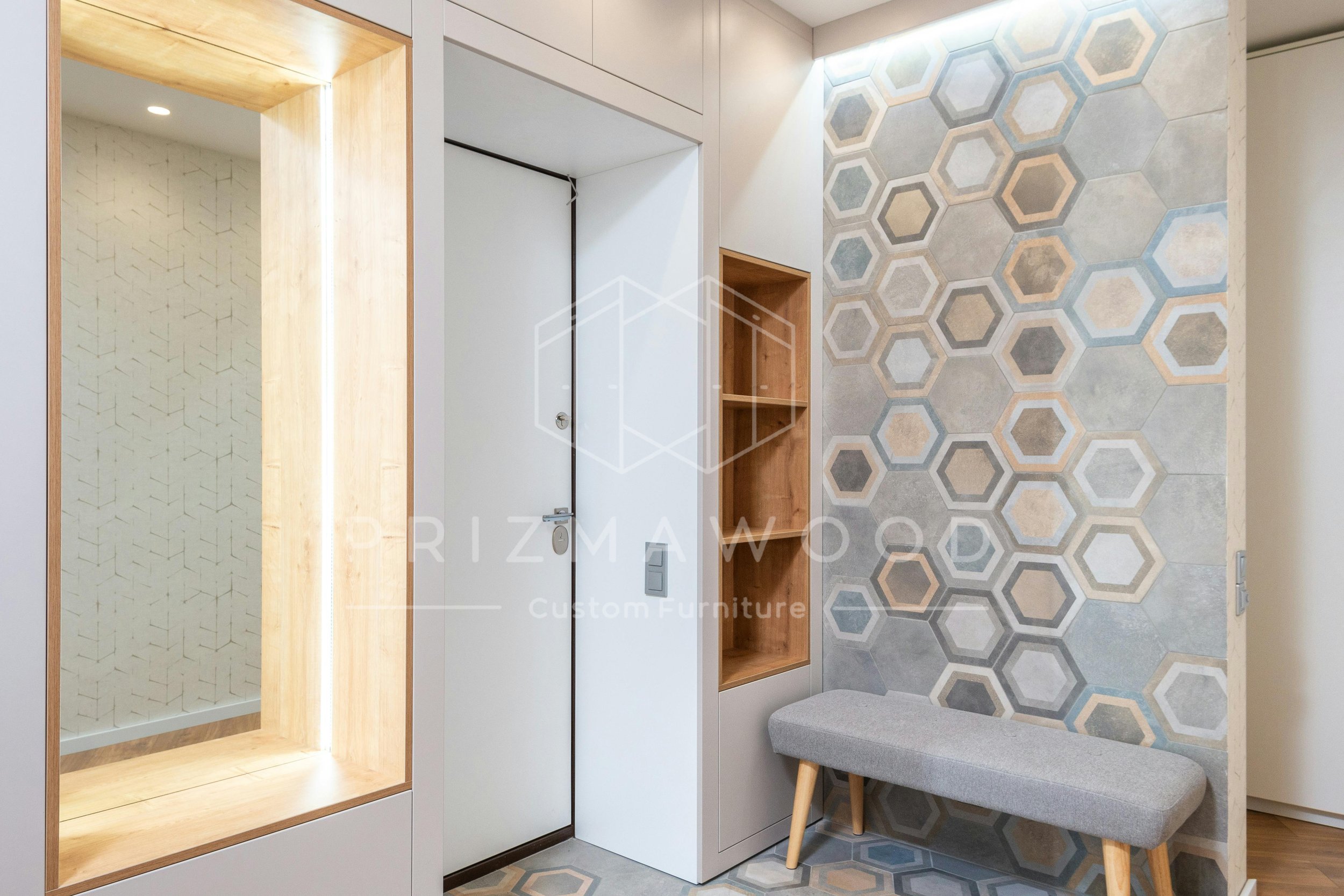 Entryway Furniture Modern Grid