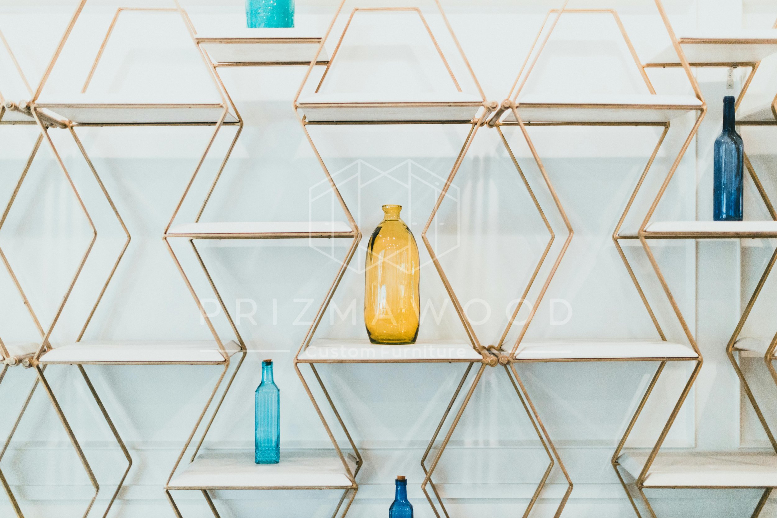 Floating Shelves Modern Grid